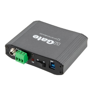 uGate-400S  [시스템베이스, 산업용 4포트 USB 3.1 Gen1 HUB (Super Speed), 동작전원 12V, 3A 제공]
